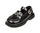 Туфли Fashion QKY1335 чорні лакові (31-37) Чёрный 36 - изображение 1