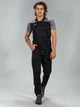 Поло длинное мужское Joma Combi 101371.111 M Black-Grey (9998460045109) - изображение 3