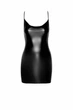 Платье Noir Handmade F307 Mirage, M, black, мини, под латекс, открытая спина, декор из стразов - изображение 4