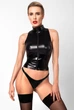 Топ Noir Handmade F324 Glam 3XL Чорний (SX0380) - изображение 1