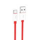 Кабель HOCO Type-C Magic silicone charging data cable X87 1 метр червоний - зображення 2
