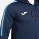 Спортивная кофта мужская Joma Olimpiada 103707.342 2XL Темно-синий/Бирюзовый (8445954521034) - изображение 5