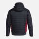 Куртка демисезонная с капюшоном мужская Joma URBAN V 103796.106 M Черная с красным (8445954682681) - изображение 2