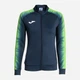 Спортивная кофта женская Joma Elite XI 902255.317 M Темно-синяя с салатовым (8445954713163) - изображение 3