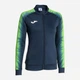Спортивная кофта женская Joma Elite XI 902255.317 M Темно-синяя с салатовым (8445954713163) - изображение 5