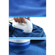 Машинка для стрижки катышков Lint Remover 5880 с запасным ножом работает Белоголубой - изображение 7