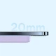 Портативна Батарея Baseus Magnetic Mini 20W 20000mAh (With cable Type-C to Type-C 20V/3A 0.3m) Purple - изображение 5