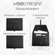 Папка для документів з натуральної шкіри А4, Black, WoodPresent - зображення 3