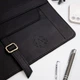 Кожаная папка для семейных документов, Black, WoodPresent - изображение 2
