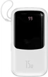 УМБ Baseus Qpow 20000mAh 15W Display White (001010651299) - зображення 1