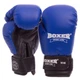 Перчатки боксерские искусственная кожа BOXER Pro Элит (размер 14oz, Синий-черный) (2022_Синий-черный_14_унции) - изображение 1