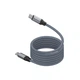 Кабель Promate Springy USB-C to USB-C 60W Power Delivery 1.2 м Grey (springy.grey) - изображение 1