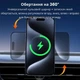Автомобильный держатель с беспроводной зарядкой для iPhone с MagSafe магнитный в машину на решетку автодержатель телефона в авто для айфона на дефлектор Hoco 15W - изображение 5