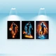 Набор постеров Скорость (PS-064) 3 шт в наборе - изображение 5