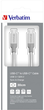 Kabel Verbatim USB Type-C - USB Type-C 0.3 m Silver (0023942488675) - obraz 4