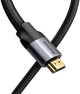 Kabel Baseus Enjoyment Series HDMI - HDMI 3 m Black (CAKSX-D0G) - obraz 4