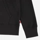 Подростковая толстовка с капюшоном для мальчика Levi's LVN Boxtab Full Zip Hoodie 9EJ762-K84-LR 146-152 см Черная (3666643020989) - изображение 7