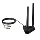 Двухдиапазонная базовая антенна FENVI WiFi карта 2.4 ГГц / 5 ГГц для точки доступа / маршрутизатора / модуля AX210 AX200, черный (85136526) - изображение 1