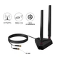 Двухдиапазонная базовая антенна FENVI WiFi карта 2.4 ГГц / 5 ГГц для точки доступа / маршрутизатора / модуля AX210 AX200, черный (85136526) - изображение 3