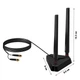Двухдиапазонная базовая антенна FENVI WiFi карта 2.4 ГГц / 5 ГГц для точки доступа / маршрутизатора / модуля AX210 AX200, черный (85136526) - изображение 5