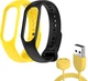Комплект ремешков ArmorStandart для Xiaomi Mi Band 7/6/5 3 шт New Style Yellow (ARM77040) - изображение 1