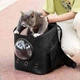 Рюкзак для переноски животных с иллюминатором CosmoPet CP-04 для кошек и собак Black - изображение 5
