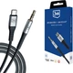 Кабель 3mk AUX | Type-C to Jack 3.5 | 1 м | Черный | (5903108528788) - изображение 1