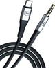 Кабель 3mk AUX | Type-C to Jack 3.5 | 1 м | Черный | (5903108528788) - изображение 5