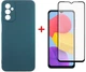 Комплект чехол для смартфона + стекло DENGOS для Samsung Galaxy M13 Green (DG-KM-73) - изображение 1