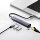 Концентратор 5-in-1 USB Type-C UGREEN CM475 Ethernet-адаптер RJ45 (Gigabit Ethernet) USB3.0 HUB 5Gbps с дополнительным питанием PD 100W Сетевая карта (20932) - изображение 4