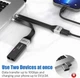 ​Адаптер RIXMIE Type C to USB A OTG, 10Gbps, 3А, 0.13м - изображение 3