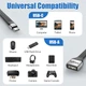 ​Адаптер RIXMIE Type C to USB A OTG, 10Gbps, 3А, 0.13м - изображение 7