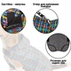 Дощовик для Собак Barksi Textile з Капюшоном Кліточка XS (17528718) - зображення 2