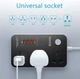 Удлинитель питания MANTO USB C, 3 розетки и 4 USB, 2500 Вт/10 А, 2 м, черный - изображение 4