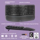 Клавіатура Logitech Wave Keys Bluetooth/Wireless Black (920-012304) - изображение 6