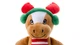 Новогодня плюшевая игрушка JK Animals Рождественский олень для собак с пищалкой - изображение 2