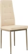 Стул для кухни и гостиной Vetro Mebel N-66-2 Бежевый + капучино (N-66-2-beige/capuccino) - изображение 1