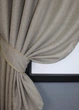 Комплект коротких штор VR-Textil Лен Мешковина № 113ш 130х170 см 2 шт Светло-кофейный (35-0116) - изображение 3