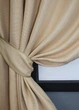 Комплект коротких штор VR-Textil Лен-блэкаут Лен Мешковина № 1162ш Бежевый 130х170см 2 шт (35-0097) - изображение 3