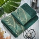 Махровое гладкокрашеное полотенце Full textile Бали 70х140 зеленый - изображение 2