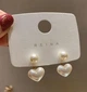 Сережки джекеты бижутерия на каждый день Reina Жемчужинки - изображение 1