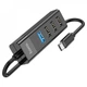 Адаптер хаб Type C Hoco HB25 Type-C to USB2.0*3+USB3.0 black - изображение 3