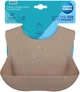Canpol babies Слинявчик силіконовий з кишенькою DOTS - бежевий 51/029_bei 5901691876781 - изображение 2