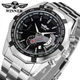 Мужские часы Winner Titanium Black Silver New - изображение 2