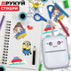 Мини принтер портативный для телефона 203dpiMini printer LY-556 голубой - изображение 5
