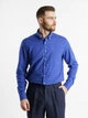 Сорочка чоловіча синя Arber LINEN SHIRT 2 43-44 зріст 5 синій (M05.13.06.222) - изображение 4