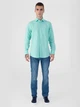 Сорочка чоловіча зелена Arber LINEN SHIRT 2 41-42 зріст 5 зелений (M05.20.30.224) - изображение 2