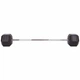 Штанга фиксированная прямая обрезиненная FDSO Rubber Hexagon Barbell TA-6230 45 кг Черный (58508088) - изображение 2