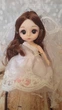 Лялька BJD "Наречена" з карими очима, коричневим волоссям 16см (К103) - зображення 2