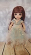 Кукла BJD в голубом платье, коричневыми волосами 16см (К101) - изображение 3